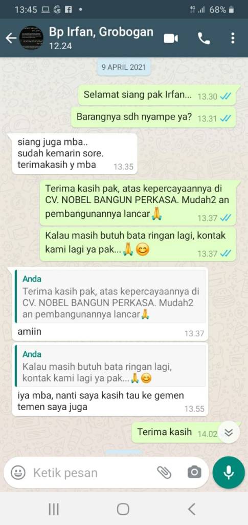 testimoni bata ringan